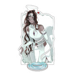 figurines anime fantastiques gothiques anges noir blanc rose rouge vert assiettes coeurs chapeaux