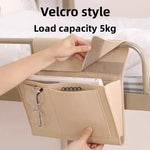 organisateur mural velours beige compartiments moderne velcro rangement chambre salon multifonctionalité