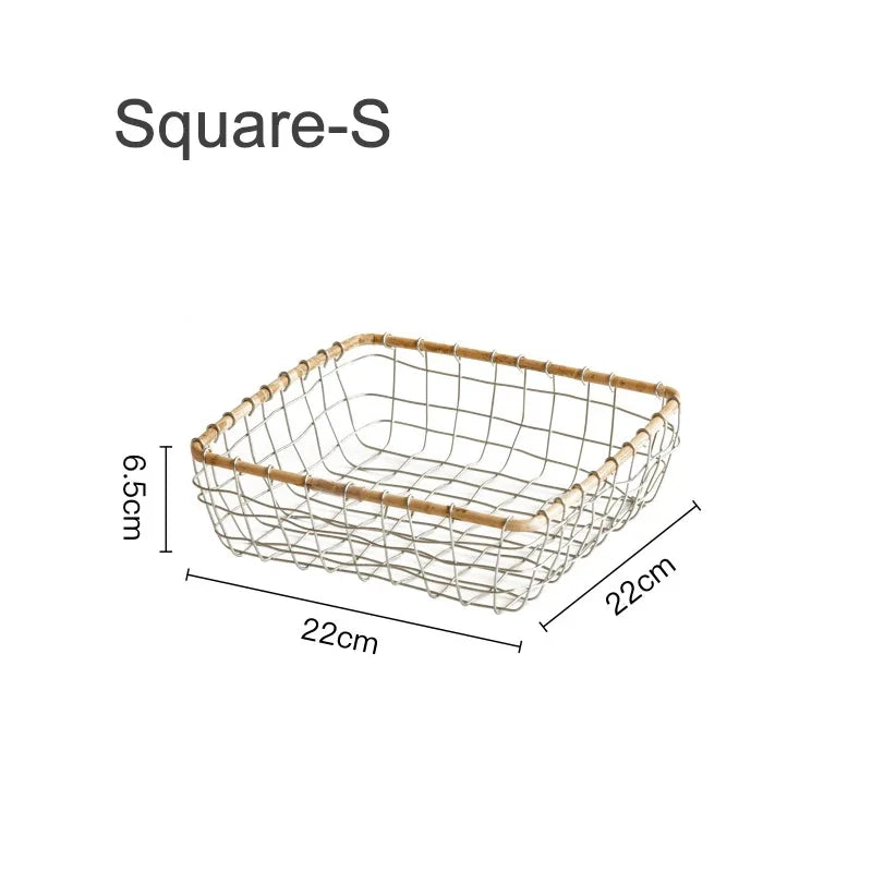 paniers rangement bambou métal blanc beige modernes rustiques