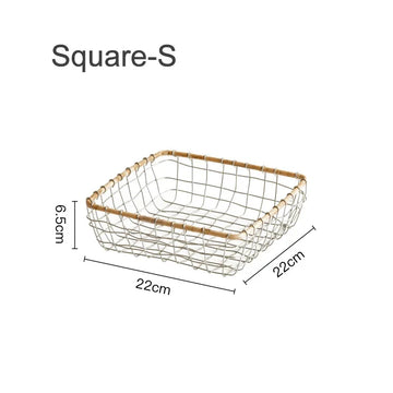 paniers rangement bambou métal blanc beige modernes rustiques