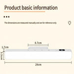 lampe rechargeable led blanc moderne minimaliste adhésive flux lumineux 249 2000 lumens veilleuse urgence