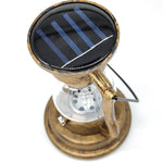 lanterne vintage bronze rétro verre transparent métal opaques anneaux suspensionextérieur camping
