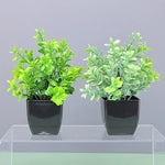 plantes artificielles arbres vertes feuilles modernes décoration extérieure table salon jardin mariage anniversaire