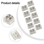 connecteur ruban led transparent 10mm strip strip wire 8mm pragmatique vis fixé