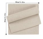 serviettes lin naturel beige clair 30x30cm classiques maison mariage fêtes restaurant