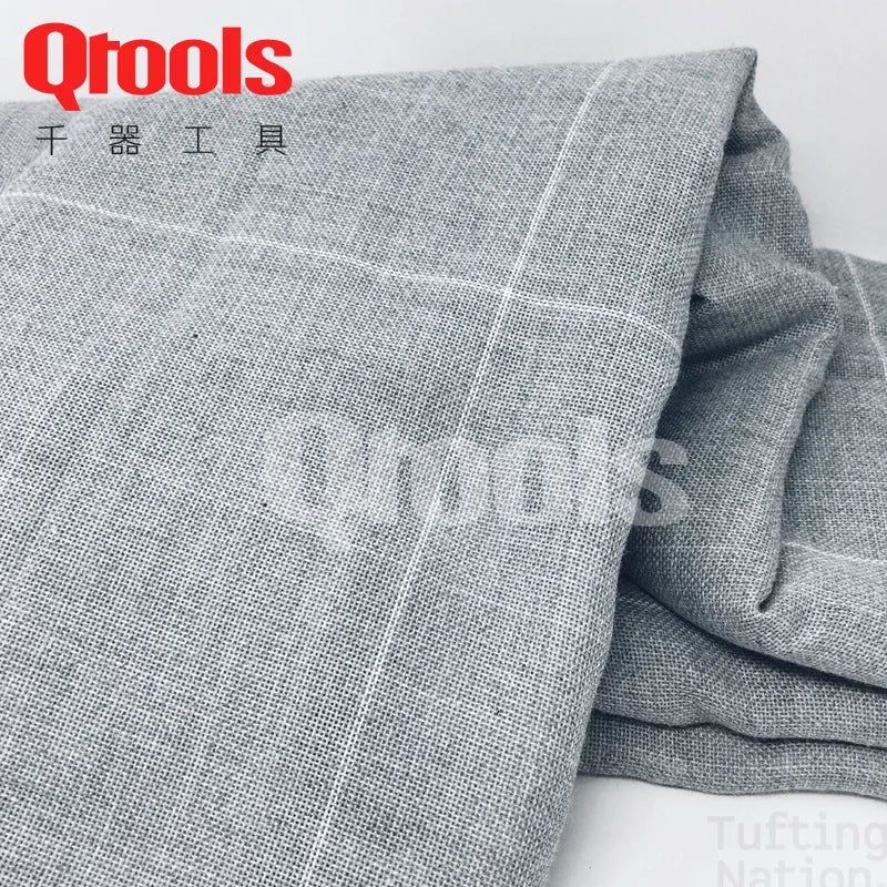 tissu polyester gris rayures blanches texture moderne 100x200cm 150x200cm 200x200cm bricolage tapis électrique customizable