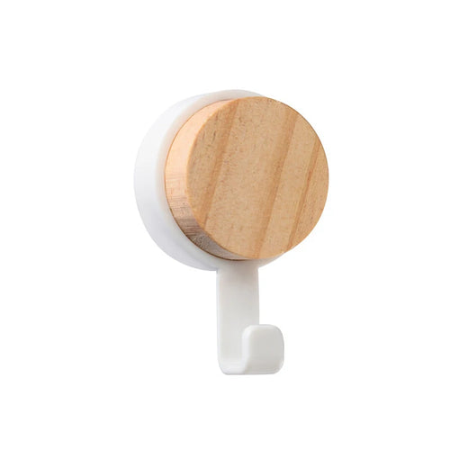 crochets muraux adhésifs porte sacs moderne bois blanc organisateur cuisine salle bains minimaliste