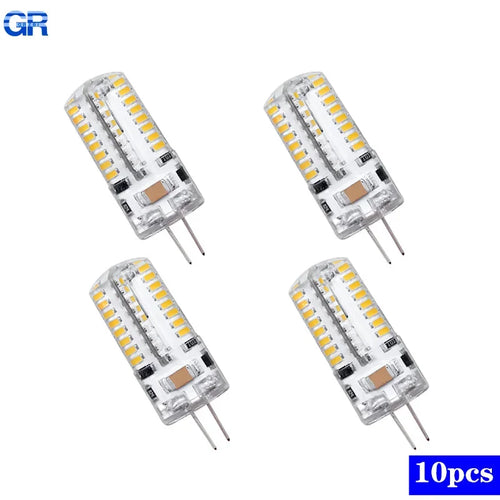 lot ampoules led g4 blanc chaud lustre luminaire intérieur maison moderne transparente