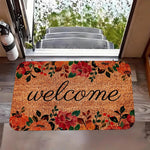 tapis d'entrée moderne oiseaux colorés résistant décoloration antibactérien 30x50cm 40x60cm 50x80cm bienvenue imprimé