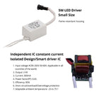 spots led encastrables antiéblouissement 5w blancs modernes adaptateur cable 220v