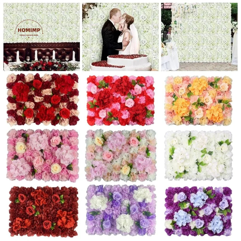 panneaux decoratifs florals rose blanc rouge jaune violet bleu modernes intérieur mariage anniversaire diplomes