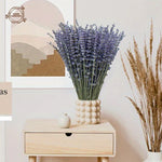 bouquet lavande séchée naturelle fleurs vertes violettes décoration intérieure rustique love life flowers événement