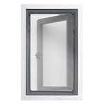 filet fenêtre aimants gris maille fine moderne anti moustiques lavable réglable porte fenêtre polyester