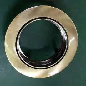 Anneau fixation LED noir argent chrome doré moderne