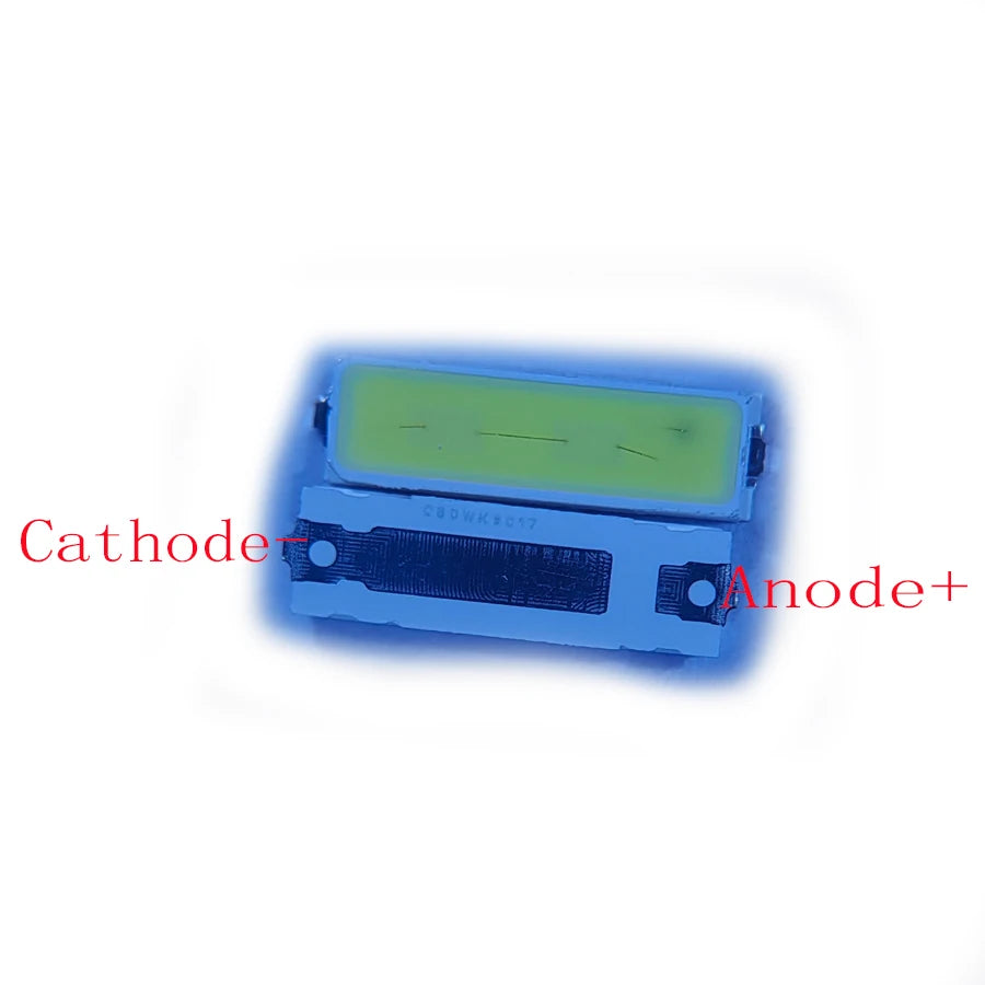 diodes led blanc froid noir jaune clair 7.0*2.0mm électronique cathode anode 500pcs lot