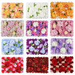 panneaux decoratifs florals fleurs artificielles feuilles vertes moderne intérieur anniversaire remise diplômes mariage rose