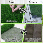 tapis imitation herbe antidérapant lavable chiens décoration toilettage écologique dense vert