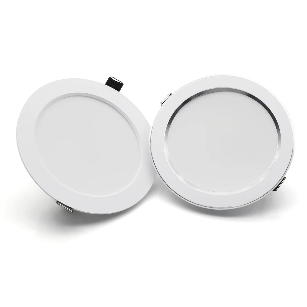 spots led encastrables blancs 12w 15w 18w 7w 9w clips modernes