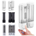 distributeur savon liquide blanc transparent moderne minimaliste salle bains cuisine