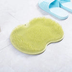 tapis bain silicone rose clair surface rugueuse moderne