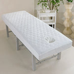 couvre lit massage lit adulte polyester motif hexagonal gris moderne