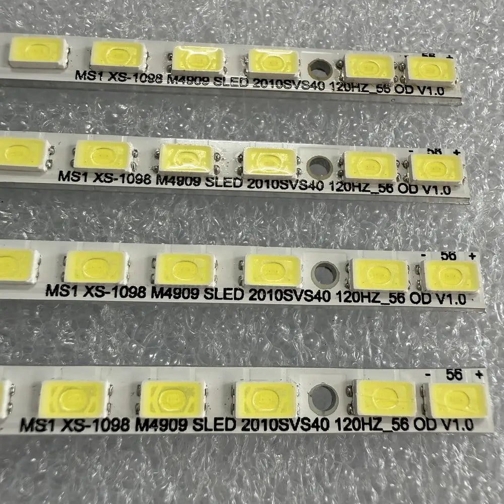 ruban led blanc jaune carré moderne clips bouton fixation télévision samsung 40cm