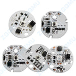 panneau led rgb 3w 38mm télécommande dégradé couleur diy lampe bois hêtre éclairage scène