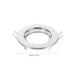 anneau fixation or clips argent moderne minimaliste lumière led encastrée fixe porte
