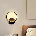 lampes murales modernes rondes carrées métal blanc noir minimaliste
