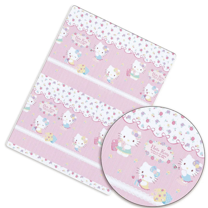 serviettes toilette hello kitty fruits rose noir blanc cartoon