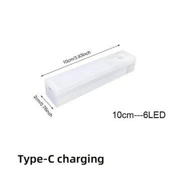 lampe led sans fil rechargeable capteur mouvement adhésif blanc moderne chambre cuisine escalier