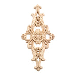 décoration murale bois sculpté floral applique baroque beige clair maison meuble