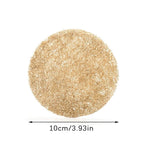 serviettes table naturelles fibre bambou texture rugueuse couleur beige clair rustique dimensions 8cm 10cm