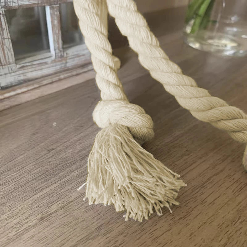 corde rideaux beige clair tissée rustique bohème adhésif franges tassel 86cm total length one