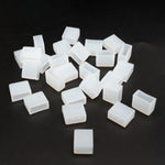 cache câble silicone blanc adhésif sans trou trou 100pcs 50pcs 20pcs 10pcs pragmatique opaquet