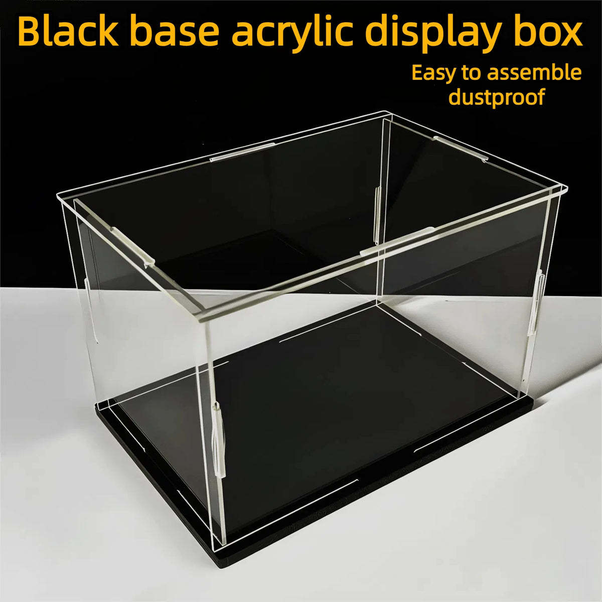 présentoir acrylique transparent moderne clips boîte protection collection organisateur stockage figurines jouets