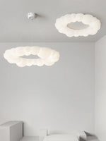 Suspension lumineuse moderne blanc billes arrondies opacité salon chambre étude led 249 2000lm
