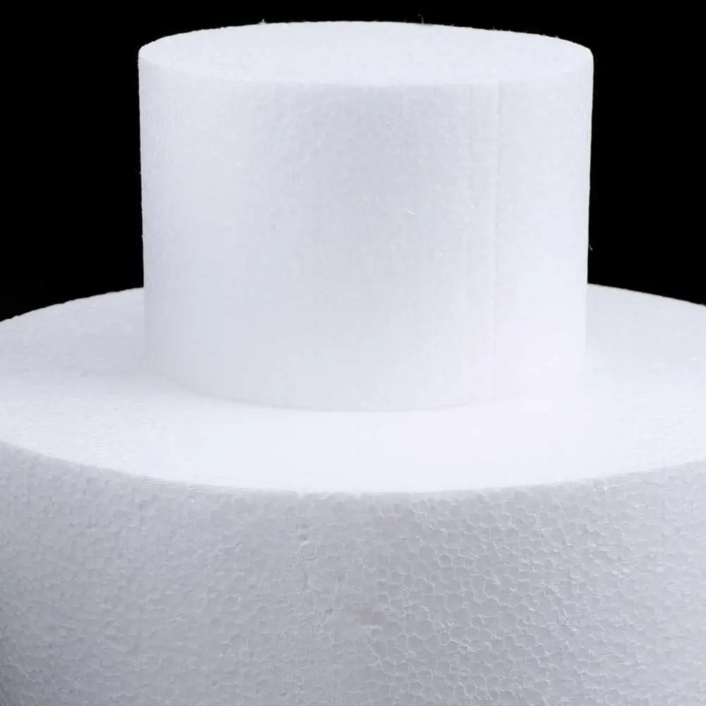 décoration mariage gâteau rond polystyrène fleurs sucre accessoires blanc neutre respectueux environnement