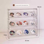 porte cartes anti poussière acrylique transparent personnages animés moderne rangement bijoux accessoiressealed dustproof