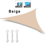 tonnelle moderne beige clair imperméable anti uv cordelette blanche patio terrasse jardin fixations