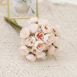 bouquet pivoines artificielles soie rose blanc violet décoration intérieure mariage anniversaire transparent minimaliste