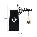 lampe bibliothèque vintage lampe suspendue chaîne motifs floraux noir décoratif chambre étude