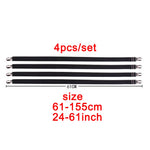 attaches élastiques clips métalliques tissu polyester coton blanc noir utilitaires ourlets vêtements fixations multifonctionnelles