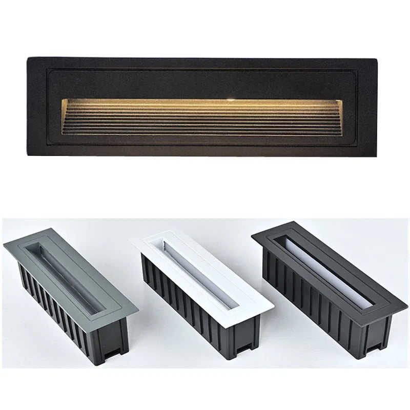 Spot LED encastrable pour escaliers extérieurs étanche IP65