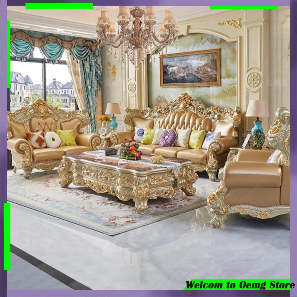 canapé angle beige doré capitonné moderne maison famille salon confortable