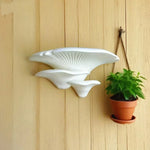 support mural moderne bougies champignon rayures vertes orange rouge blanc adhésif