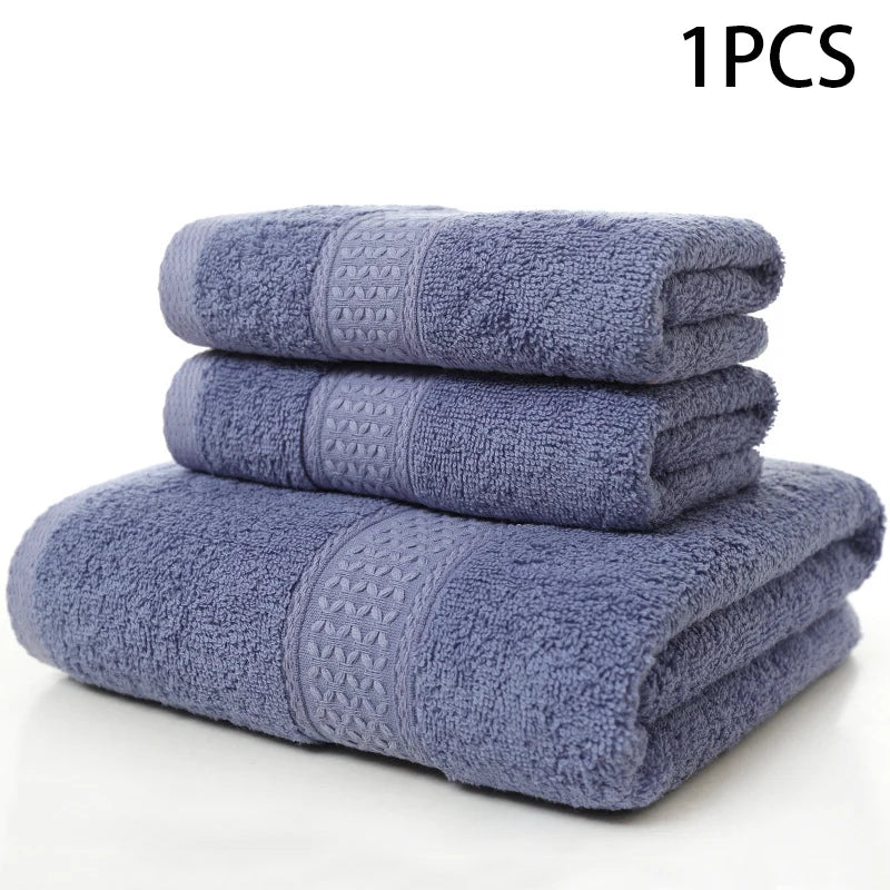serviette bain coton pur douce absorbante grande taille adulte visage corps classique