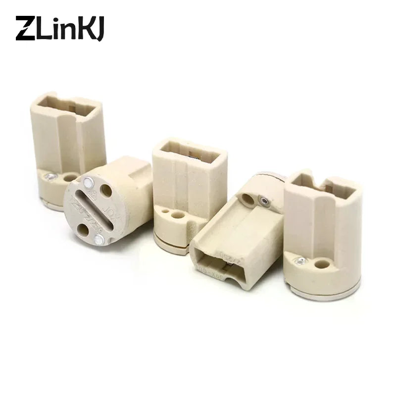 adaptateur douille lampe g9 conversion base ampoule pieces industriel lisse opaques crème