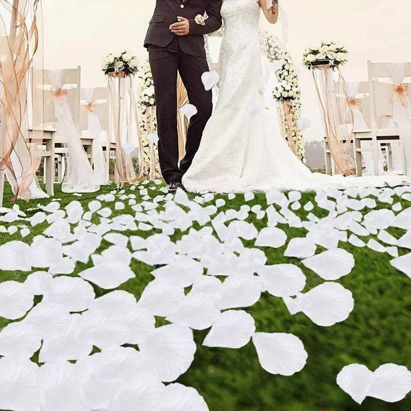 décoration mariage blanc rose orange violet 1000 pétales artificiels texturés intérieurextérieur