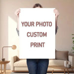 impression personnalisée photographies familiales moderne minimaliste tableaux tapisseries blanc gris bleu rose vert beige